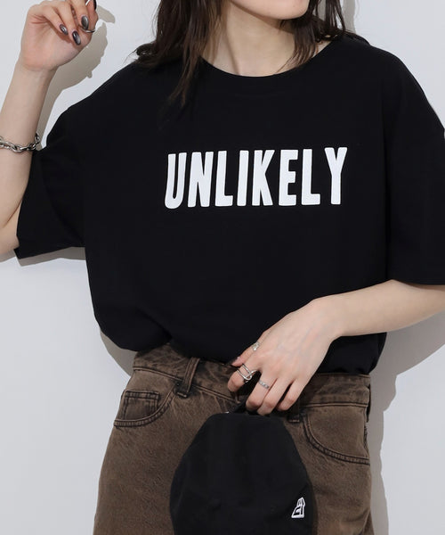 オーバーサイズシルエットロゴプリントTシャツ