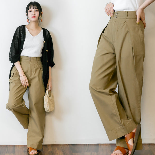ビッグタックツイルパンツ