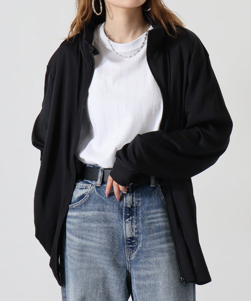 トラックトップジャケット（ポリジン加工）