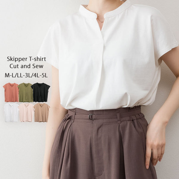 スキッパーTシャツカットソー