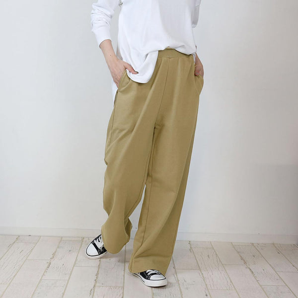 裏毛ワイドパンツ