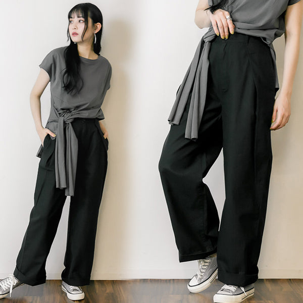 ビッグタックツイルパンツ