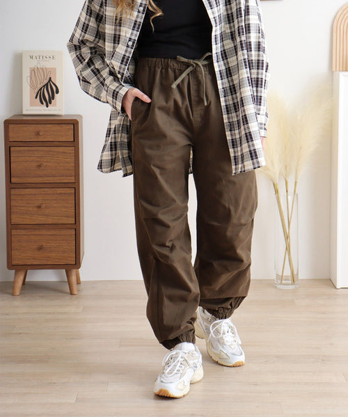 リラックスワイド パラシュートパンツ