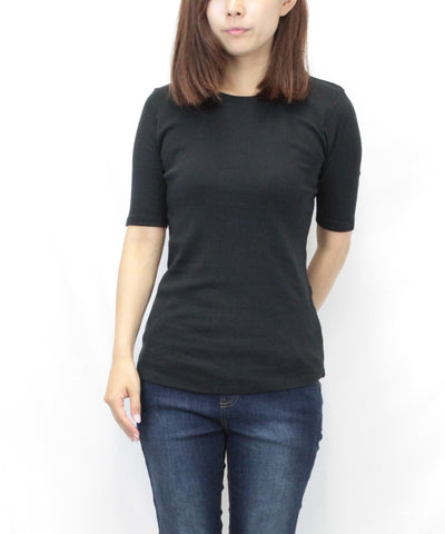 コットンフライス5分袖Tシャツ