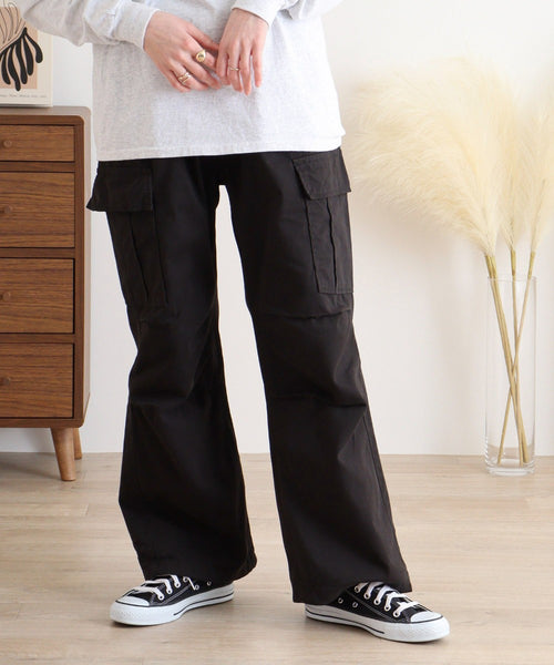ツイルワイドカーゴパンツ