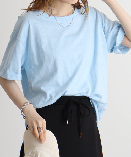 オーバーサイズUネックTee