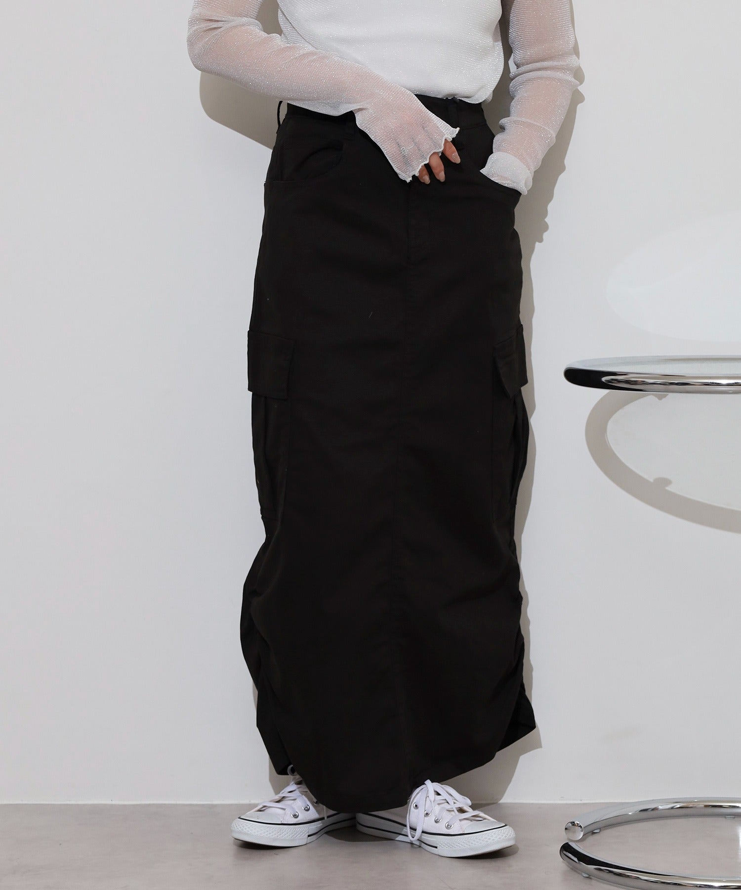 ツイルカーゴスカート