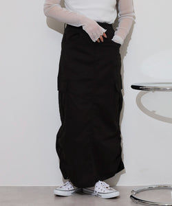 ツイルカーゴスカート