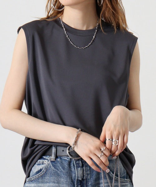 ノースリーブTシャツ（ポリジン加工）