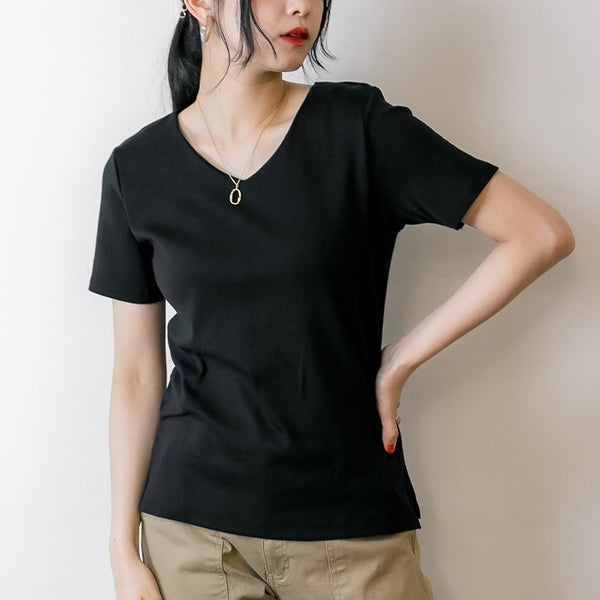【選べる2タイプ】綿100％ ダブルフロントTシャツ