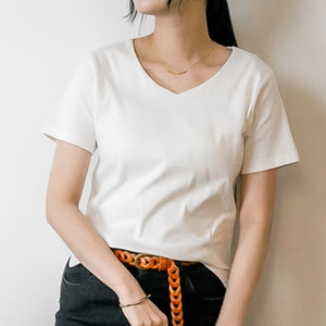 【選べる2タイプ】綿100％ ダブルフロントTシャツ